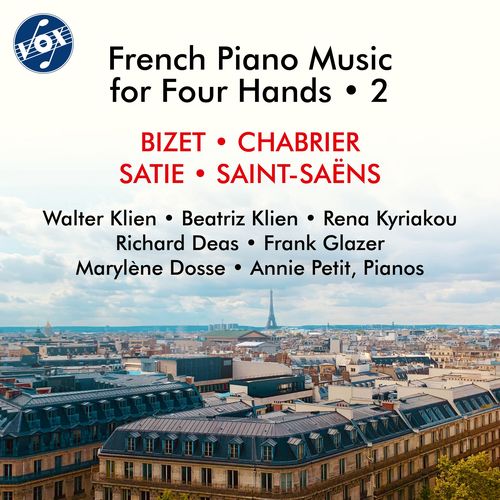 Imagen de apoyo de  Piano Duo Music - BIZET, G. / CHABRIER, E. / SATIE, E. (French Piano Music for 4 Hands, Vol. 2) (Deas, Dosse, Glazer, B. and W. Klien, Kyriakou)