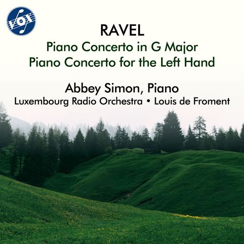 Imagen de apoyo de  RAVEL, M.: Piano Concerto in G Major / Piano Concerto for the Left Hand (A. Simon, Luxembourg Radio Orchestra, Froment)