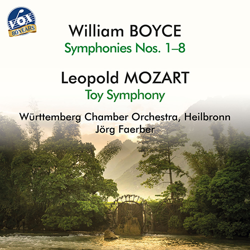 Imagen de apoyo de  BOYCE, W.: Symphonies Nos. 1-8 / MOZART, L.: Toy Symphony (Württemberg Chamber Orchestra of Heilbronn, Faerber)