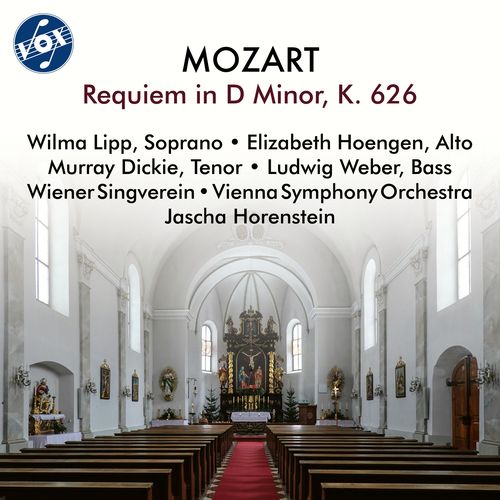 Imagen de apoyo de  MOZART, W.A.: Requiem (completed by F.X. Süssmayr) (Lipp, Hoengen, Dickie, Weber, Wiener Singverein, Vienna Symphony, Horenstein)