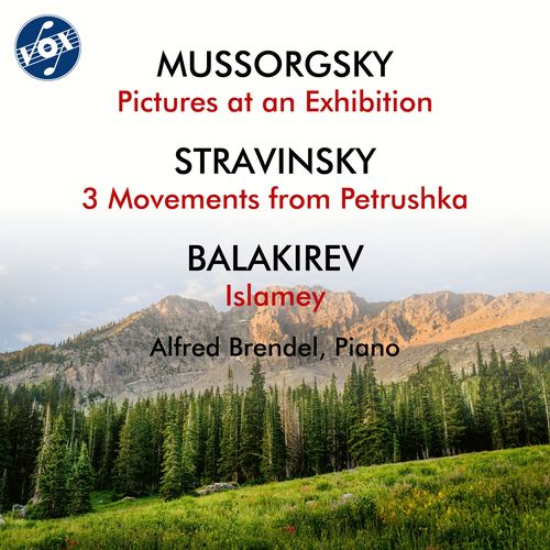Imagen de apoyo de  MUSSORGSKY, M.P.: Pictures at an Exhibition / STRAVINSKY, I.: 3 Movements from Petrushka / BALAKIREV, M.A.: Islamey (Brendel)