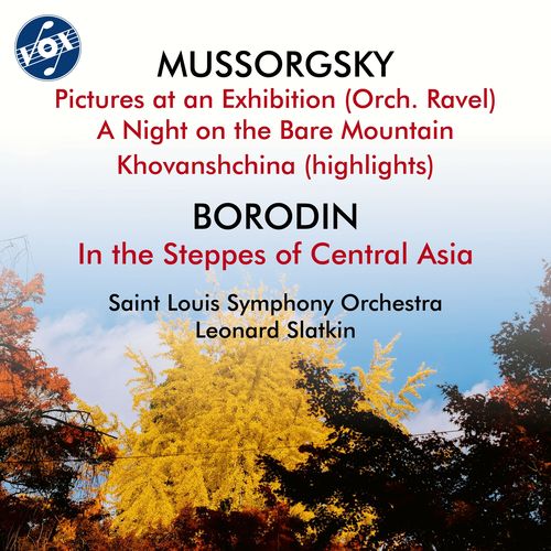 Imagen de apoyo de  MUSSORGSKY, M.: Pictures at an Exhibition (arr. M. Ravel) / BORODIN, A.P.: In the Steppes of Central Asia (Saint Louis Symphony, Slatkin)