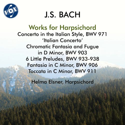 Imagen de apoyo de  BACH, J.S.: Italian Concerto / Chromatic Fantasia and Fugue / 6 Little Preludes, BWV 933-938 (Elsner)
