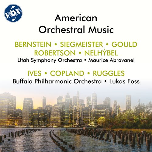 Imagen de apoyo de  Orchestral Music (American) - BERNSTEIN, L. / SIEGMEISTER, E. / GOULD, M. / ROBERTSON, L. / NELHYBEL, V. / RUGGLES, C. (Abravanel, Foss)