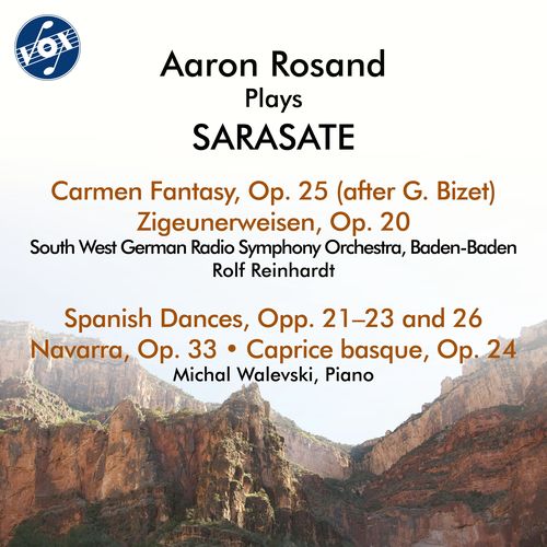 Imagen de apoyo de  SARASATE, P. de: Carmen Fantasy / Zigeunerweisen / Spanish Dances (Rosand, Walevski, South West German Radio Symphony, Baden-Baden, Reinhardt)