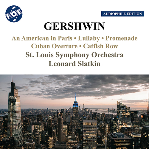 Imagen de apoyo de  GERSHWIN, G.: Orchestral Works - An American in Paris / Lullaby / Promenade / Cuban Overture / Catfish Row (St. Louis Symphony, L. Slatkin)