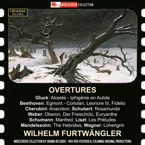 Imagen de apoyo de  Overtures - GLUCK, C.W. / CHERUBINI, L. / BEETHOVEN, L. van / SCHUBERT, S. (Furtwängler) (1943-1954)