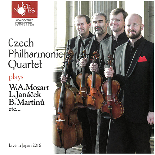 Imagen de apoyo de  Chamber Music (String Quartet) - MOZART, W.A. / JANÁČEK, L. / MARTINŮ, B. / BEETHOVEN, L. van (Czech Philharmonic Quartet)