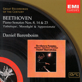 Imagen de apoyo de  BEETHOVEN, L. van: Piano Sonatas Nos. 8, 14 and 23 (Barenboim)