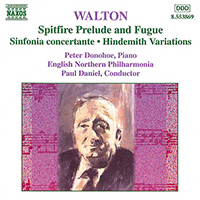 Imagen de apoyo de  WALTON: Spitfire Prelude and Fugue / Sinfonia Concertante / Hindemith Variations