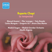 Cover image for CHAPI, R.: Tempestad (La) [Zarzuela] (Lorengar, Rosado, Ausensi, Argenta) (1954)